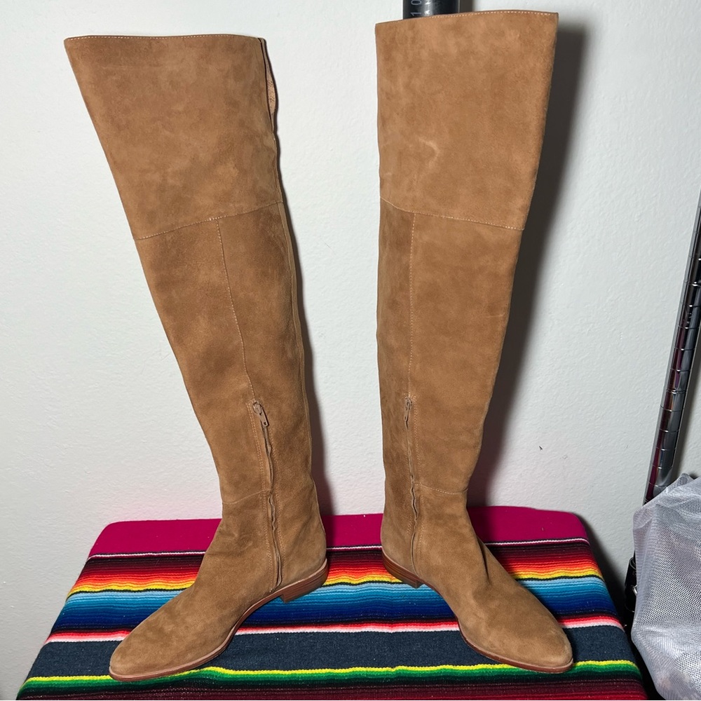 Loeffler Randall Tan Over the Knee Boots - Picture 4 of 7